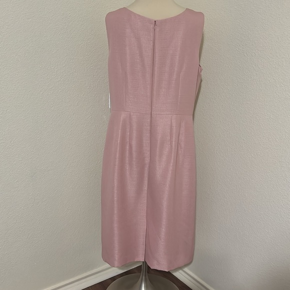 NWT Preston & York Elegant Pink Sleeveless Dress Size 12 Summer Wedding Lined - Picture 2 of 4